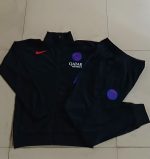 Paris Saint-Germain Black Children's Long Zipper Jacket - 图片 4