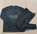 Paris Saint-Germain (PSG) Kids' Half-Zip Jacket in Dark Gray - 图片 4