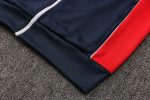 PSG 21/22 Jordan Paris Navy Blue (White Zipper) Long Zip Jacket - 图片 5