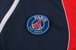 PSG 21/22 Jordan Paris Navy Blue (White Zipper) Long Zip Jacket - 图片 6