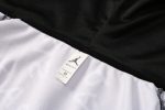 PSG 21/22 Long Zip Jacket Black with White Full Body Ads - 图片 8