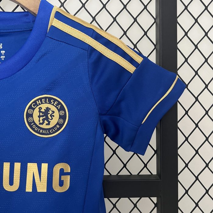 Chelsea 2011/12 Home Long Sleeve Retro Jersey - 图片 8