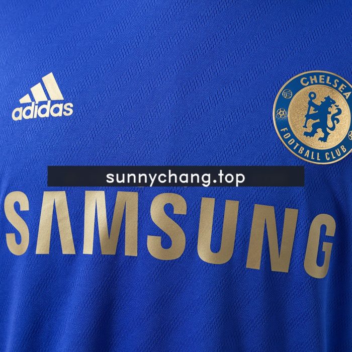 Chelsea 12/13 Home Long Sleeve Retro Shirt - 图片 6