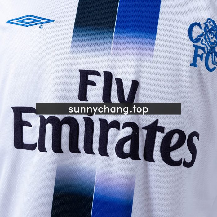 Chelsea 12/13 Home Long Sleeve Retro Shirt - 图片 5