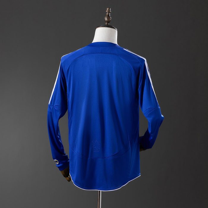 Chelsea 06/07 Home Long Sleeve Retro Shirt - 图片 7