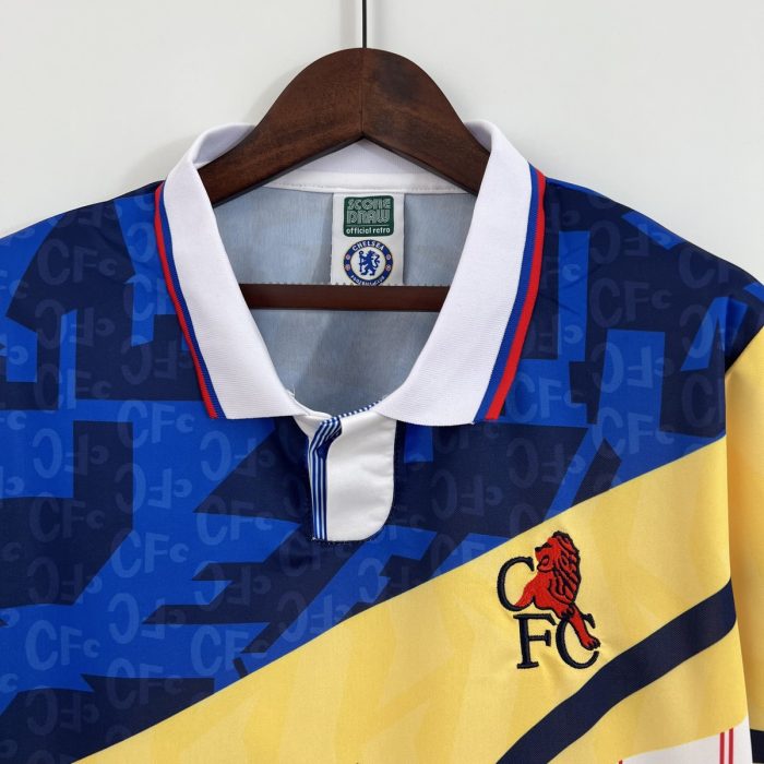 Chelsea 1990 Retro Home Shirt S-4XL - 图片 7