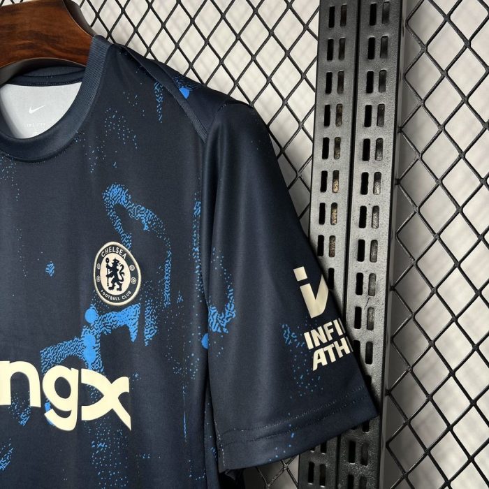 Chelsea 24/25 Dark Blue Pre-Match Training Jersey - 图片 4