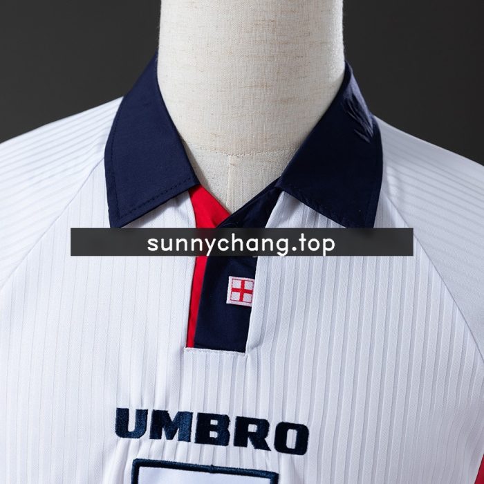 1998 England Home Retro Shirt - 图片 4