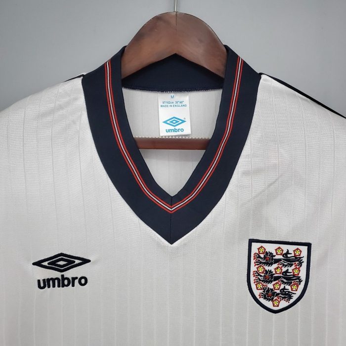 England 1984-1987 Home Retro Shirt - 图片 4