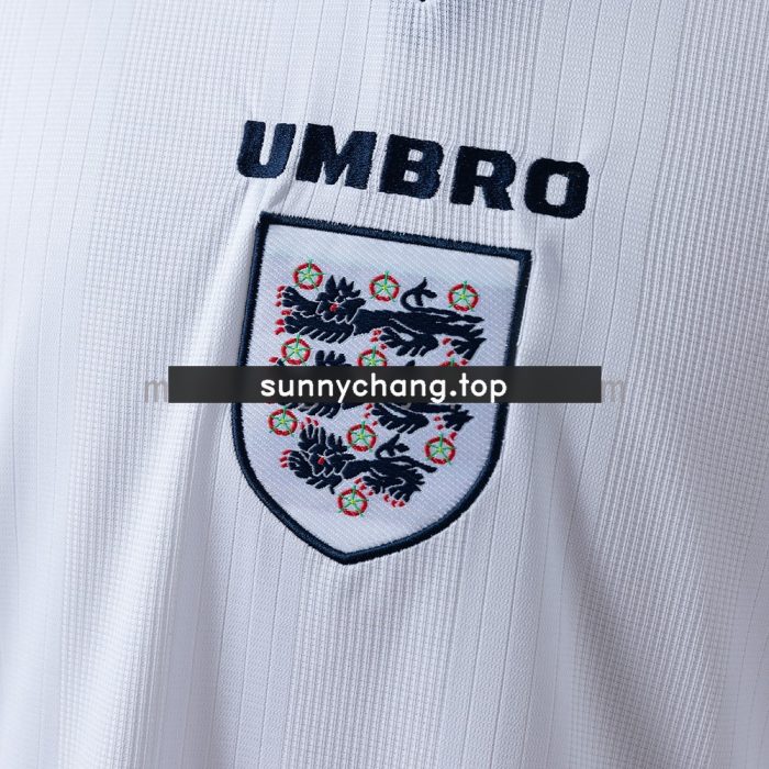 England 1996 Home Retro Shirt - 图片 3