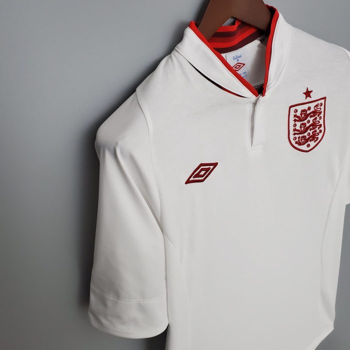 2012 England Home Retro Shirt - 图片 4