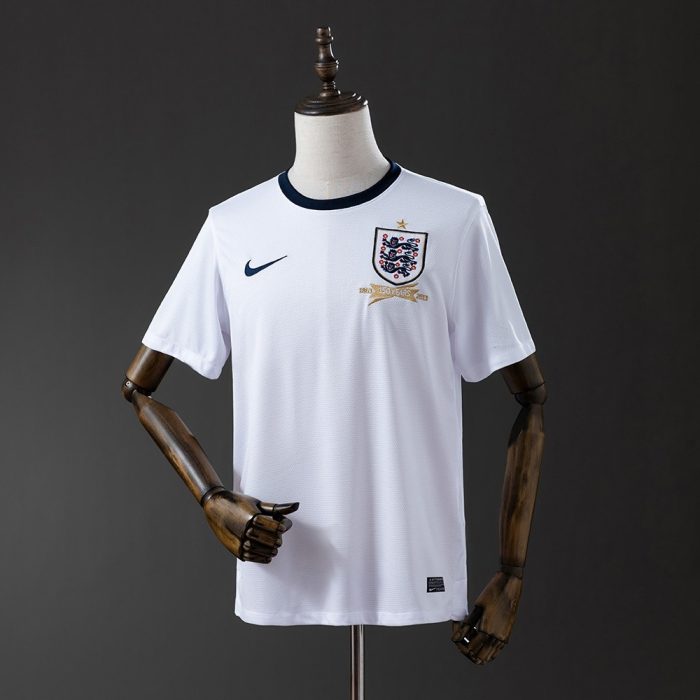 2013 England Home Retro Shirt - 图片 8