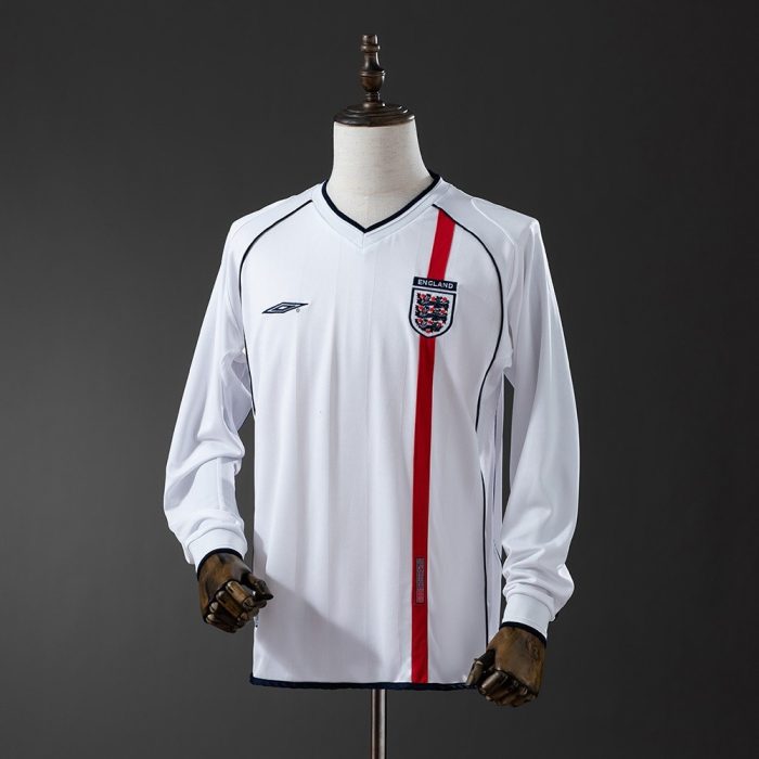 England 2002 Home Retro Shirt - 图片 9