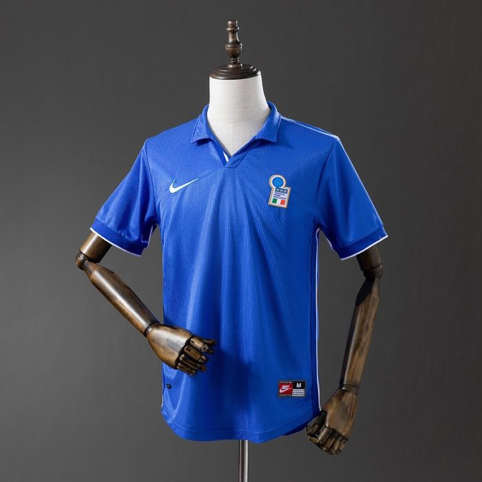 Italy 1998 Home Retro Shirt - 图片 8