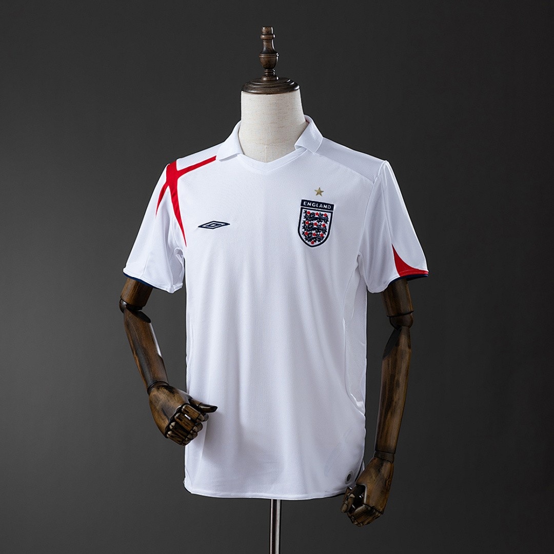 2006 England Home Retro Shirt