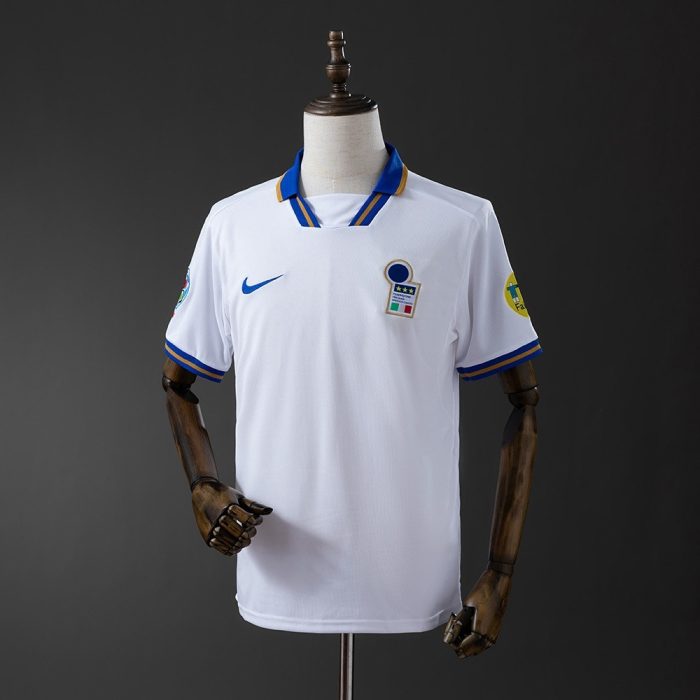Italy 1996 Away Retro Jersey - 图片 7