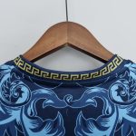 2022 Italy Blue Football Shirt - 图片 3
