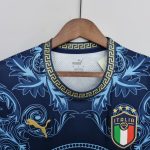 2022 Italy Blue Football Shirt - 图片 8