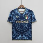 2022 Italy Blue Football Shirt - 图片 9