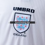 1998 England Home Retro Long Sleeve Jersey - 图片 3