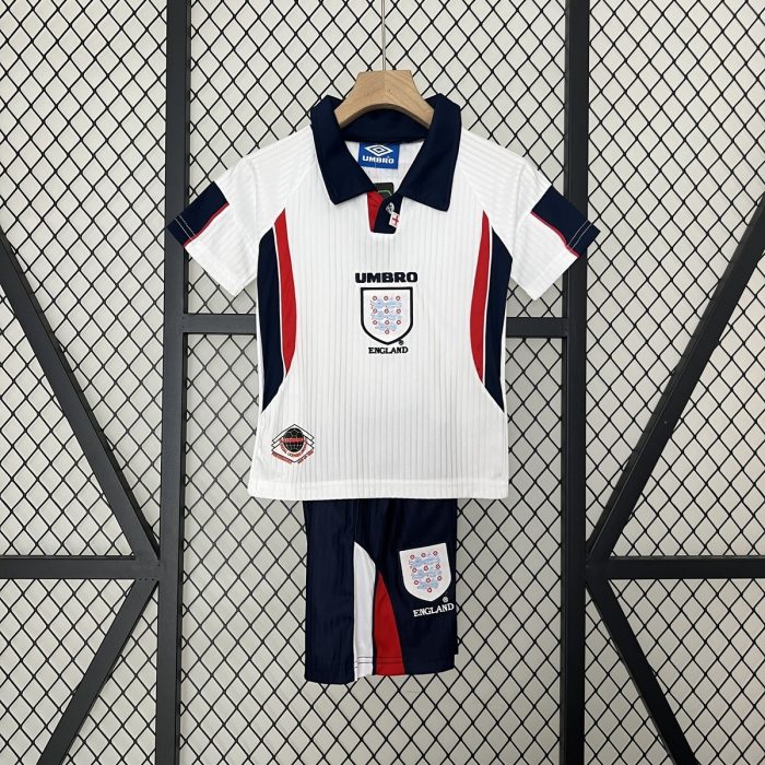 England 1998 Home Kids Jersey - 图片 4