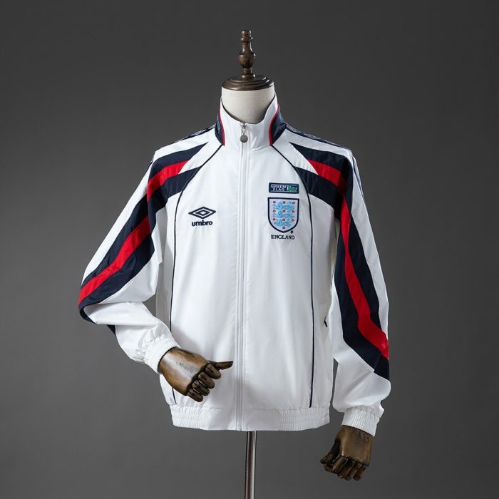 England 1998 Retro Windbreaker - White - 图片 2