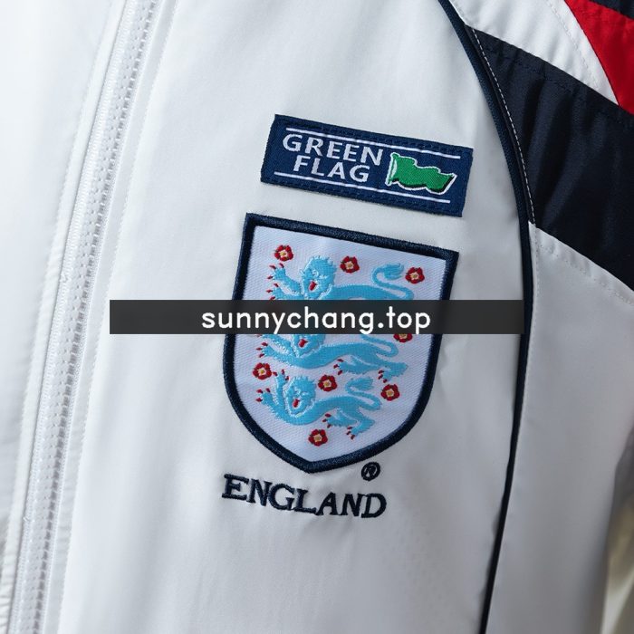 England 1998 Retro Windbreaker - White - 图片 8