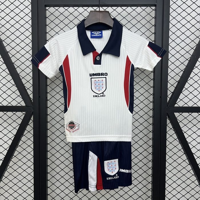 England 1998 Home Kids Jersey - 图片 2