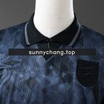 England 1990 Black Retro Jersey - 图片 5
