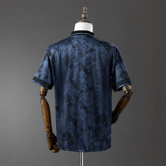 England 1990 Black Retro Jersey - 图片 6