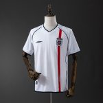 England 2002 Home Retro Long Sleeve Jersey