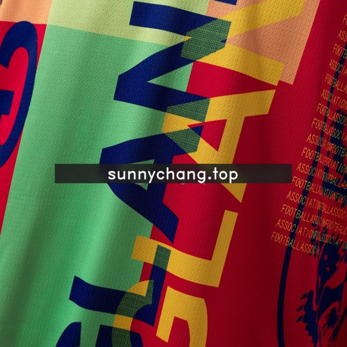 England 1996 Goalkeeper Long Sleeve Retro Jersey - 图片 3