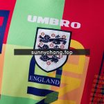 England 1996 Goalkeeper Long Sleeve Retro Jersey - 图片 4