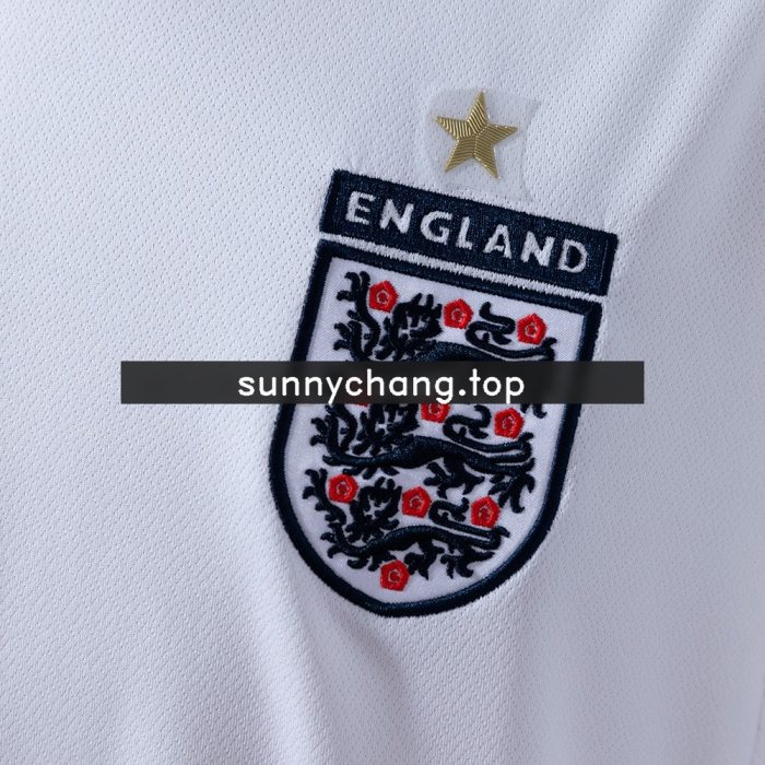 England 2006 Home Retro Long Sleeve Jersey - 图片 4