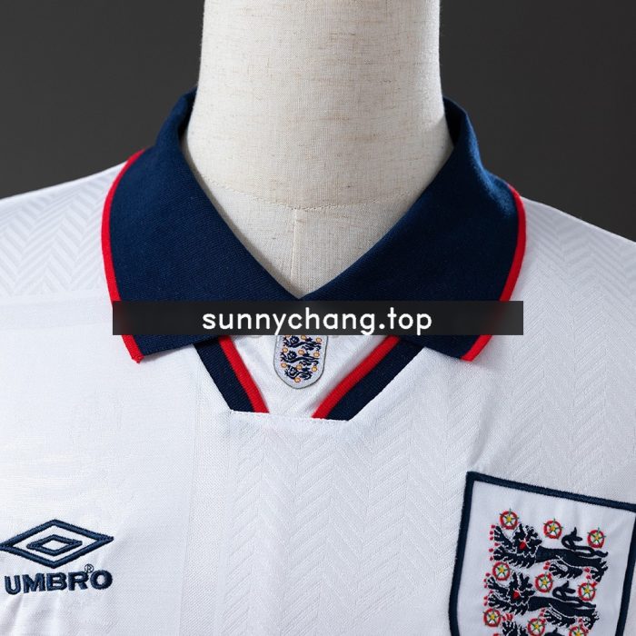 England 1994/95 Home Retro Jersey - 图片 5