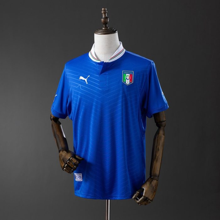 Italy 2012 Home Retro Jersey - 图片 7