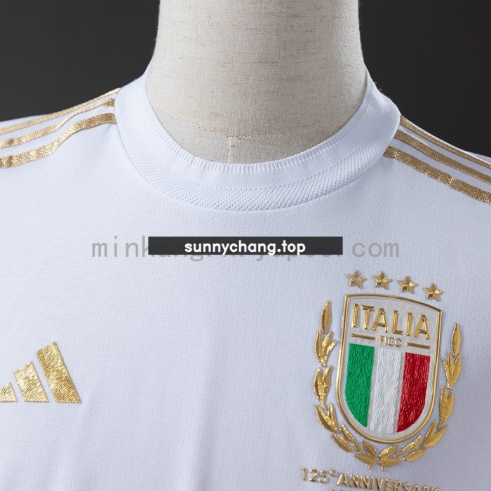 2023 Italy 125th Anniversary White Jersey - 图片 5
