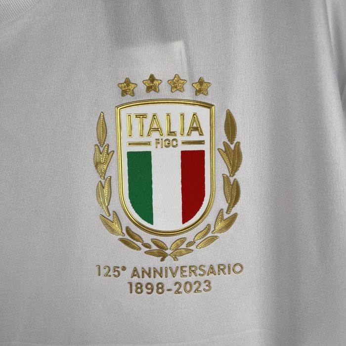 2023 Italy 125th Anniversary White Jersey - 图片 2
