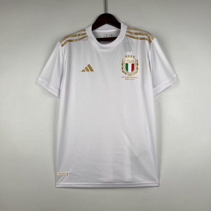 2023 Italy 125th Anniversary White Jersey - 图片 4
