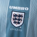 England 1996 Away Long Sleeve Retro Jersey - 图片 3