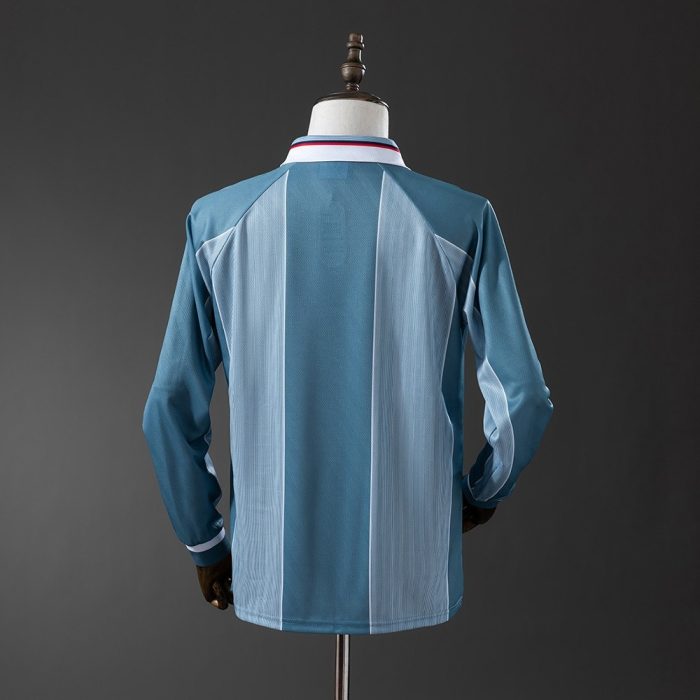 England 1996 Away Long Sleeve Retro Jersey - 图片 5