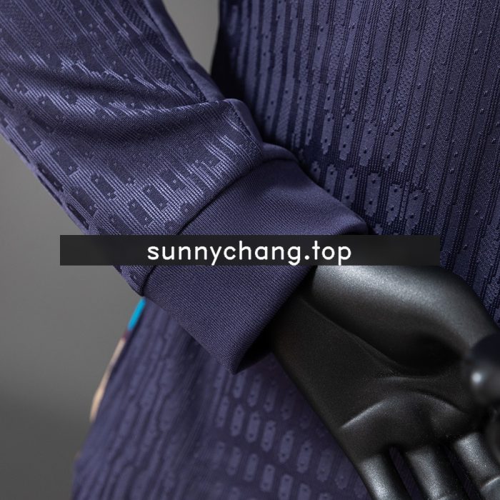 England 2024 Away Long Sleeve Player Version Jersey - 图片 2