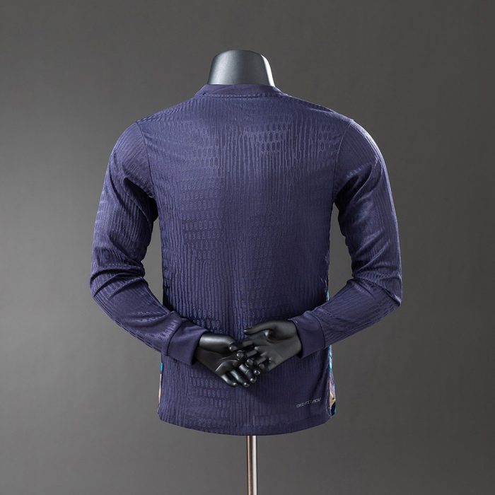 England 2024 Away Long Sleeve Player Version Jersey - 图片 7