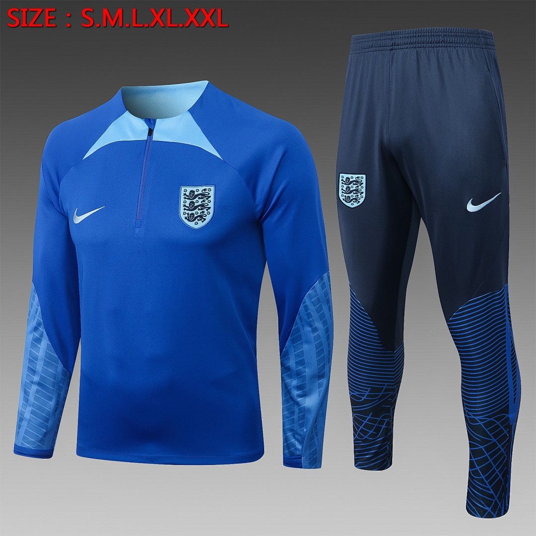 JER-7428_1 England 22/23 Half-Zip Jacket - 图片 1