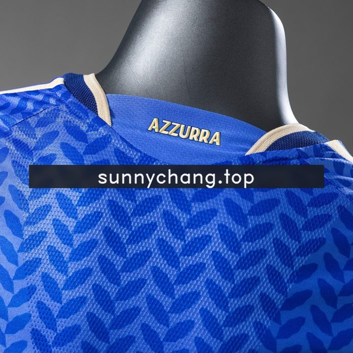 Italy 2026 Home Player Version Long-Sleeve Jersey - 图片 5