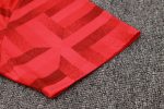 England 24-25 Red Splatter Short Sleeve Training Shirt - 图片 4
