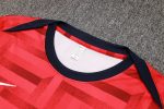 England 24-25 Red Splatter Short Sleeve Training Shirt - 图片 6
