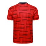 England 24-25 Red Splatter Short Sleeve Training Shirt - 图片 7