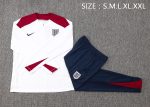 England 24-25 White Half-Zip Jacket - 图片 2