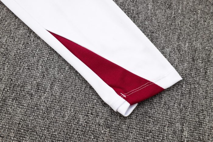England 24-25 White Half-Zip Jacket - 图片 4